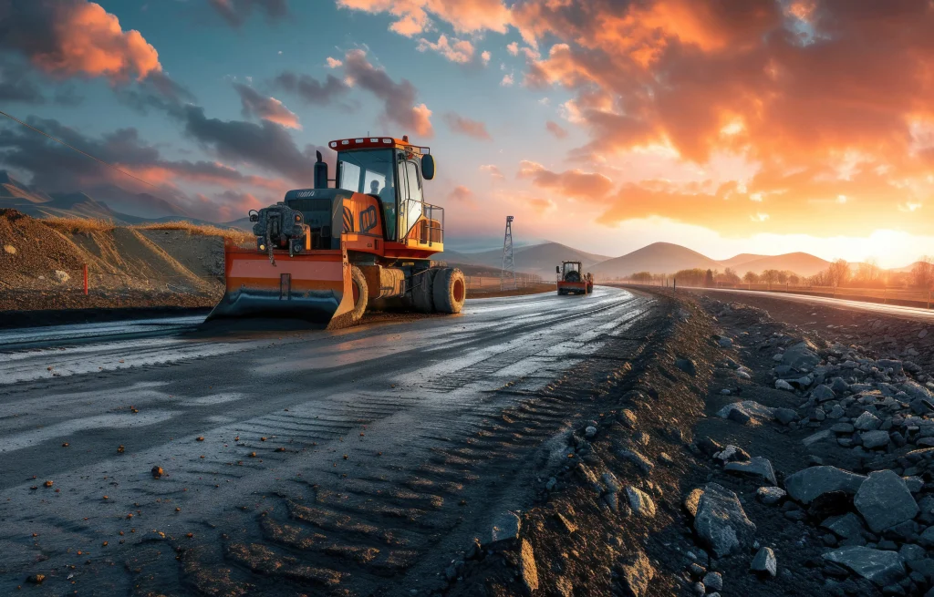 Smart Machinery 5 Road construction software compared with traditional highway construction methods, highlighting differences in planning, cost control, and project efficiency.
