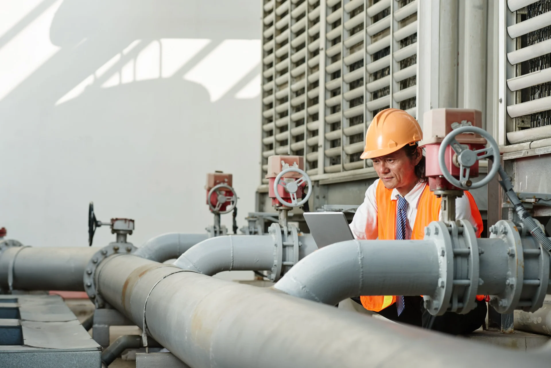 Water pipeline monitoring system using sensors and control dashboard to detect leaks and pressure changes in pipelines.