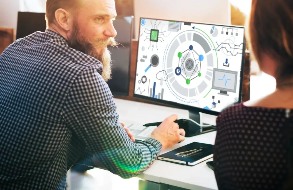 CMMS software dashboard displaying asset tracking, maintenance schedules, work orders, and performance analytics for engineering operations.
