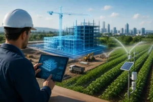 BIM Digital Twin News: The Role of AI in Smart Irrigation & Predictive Construction Site Management
